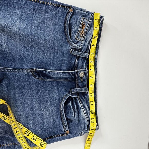 Judy Blue Jeans Womens 28 Blue Boyfriend Midrise Distressed Stretch - Picture 12 of 16